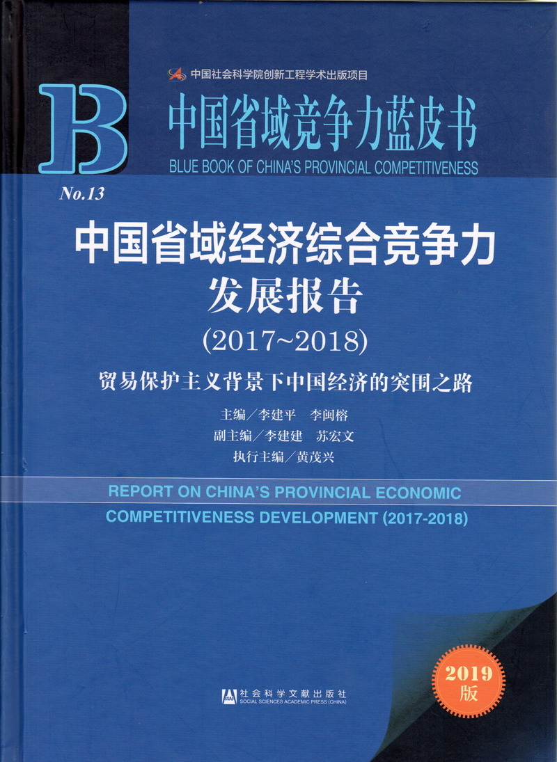 好吊骚中国省域经济综合竞争力发展报告（2017-2018）